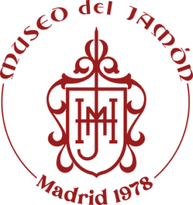 Logotipo del Museo del Jamón con letras rojas