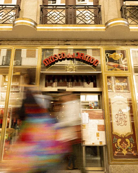 Entrada del Museo del Jamón en Madrid