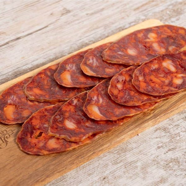 Sliced cular chorizo from Museo del Jamón
