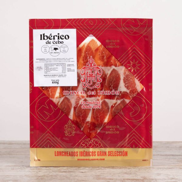 Paquete de Jamón Ibérico de Cebo de 100g del Museo del Jamón.