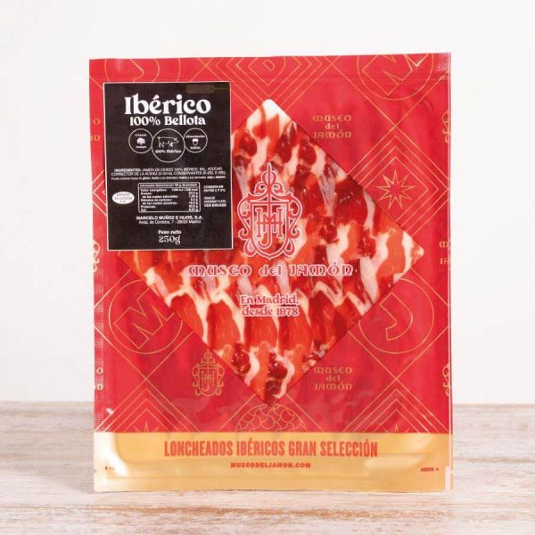 Acorn-fed Iberian ham from Museo del Jamón in a 250g pack