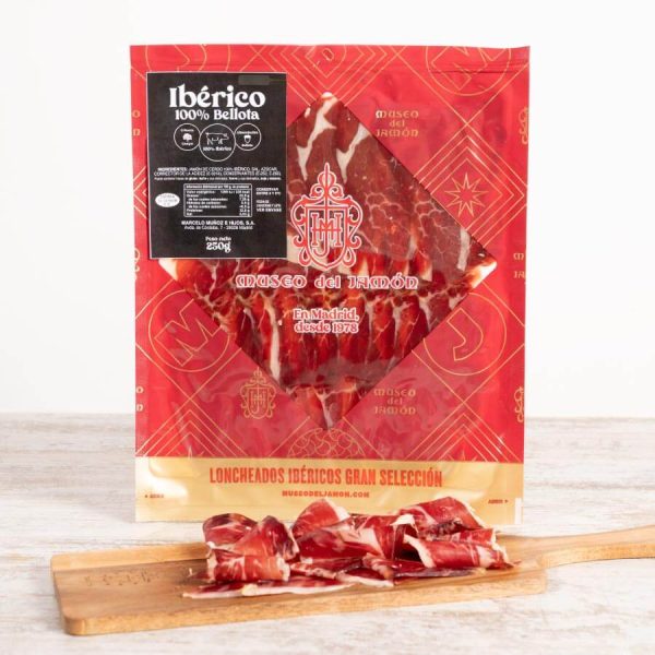 250g pack of 100% pure Iberian acorn-fed (bellota) ham from Museo del Jamón.