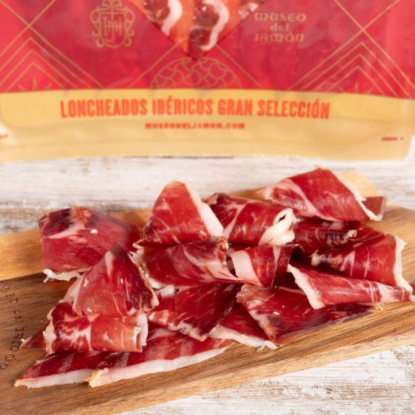 100g sliced 100% pure Iberian acorn-fed (bellota) ham from Museo del Jamón