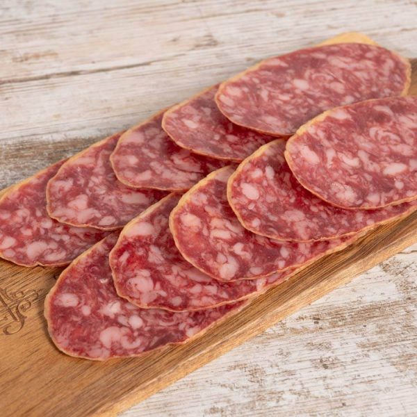 Salchichón ibérico de bellota loncheado del Museo del Jamón