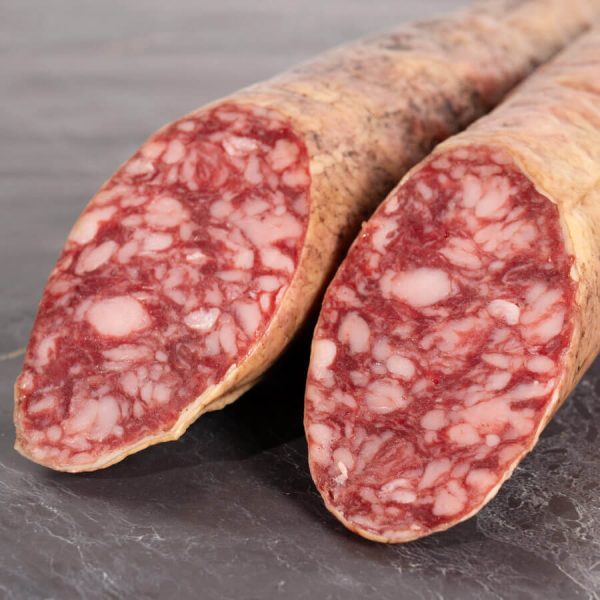 Salchichón ibérico de bellota pieza del Museo del Jamón