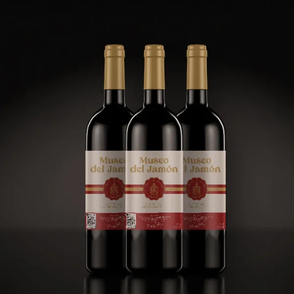 Pack de 3 botellas Vino Tinto Museo del Jamón - Imagen 2